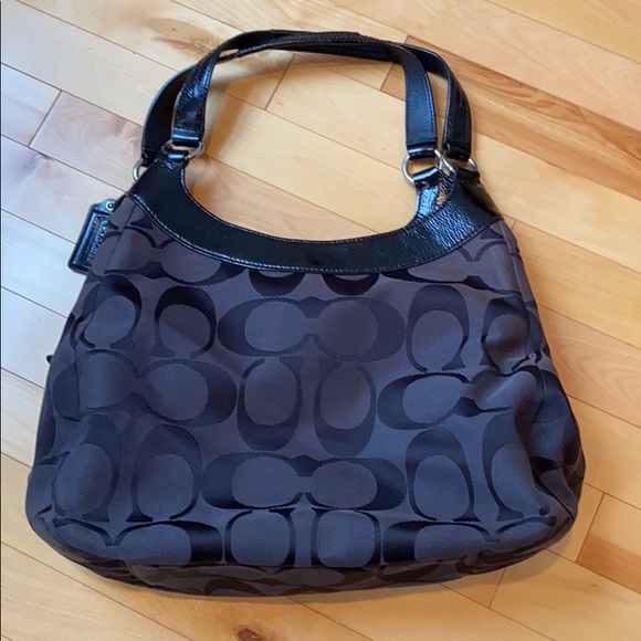 Coach Soho Signature Large Hobo Bag F19251 - Picture 2 of 12